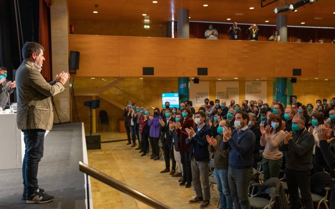 Secretari general, Jordi Sànchez: “Anuncio formalment no accedir a la renovació com a secretari general de Junts. Tinc la decisió d’actuar amb coherència amb la voluntat de sumar”