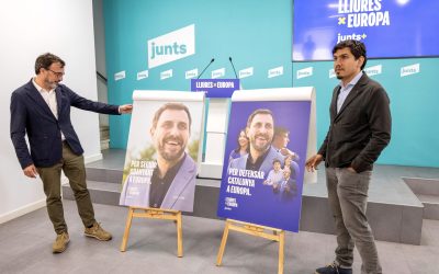 Junts+ presenta la campanya del 9J per continuar la lluita del president Puigdemont a Europa