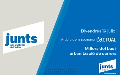 Millora del bus i urbanització de carrers