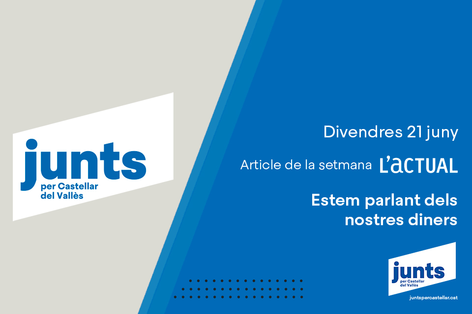 Estem parlant dels nostres diners