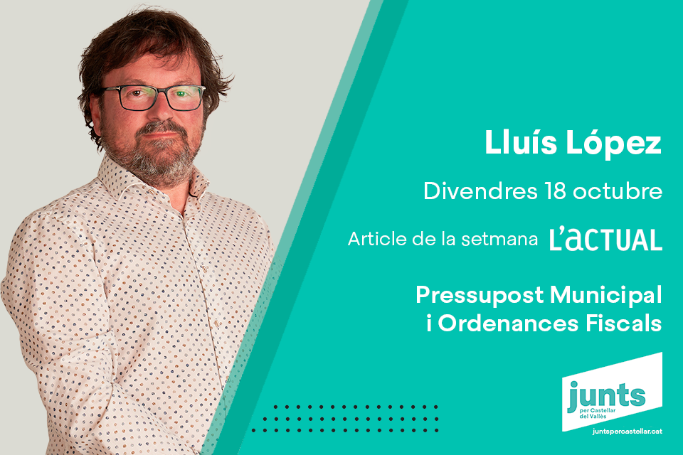 PRESSUPOST MUNICIPAL I ORDENANCES FISCALS